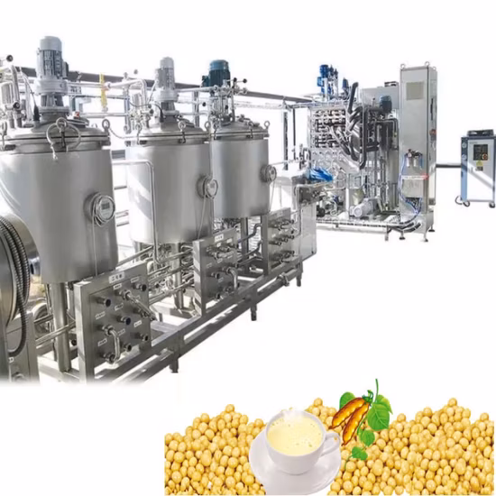 Ligne complète de production de lait de soja clé en main